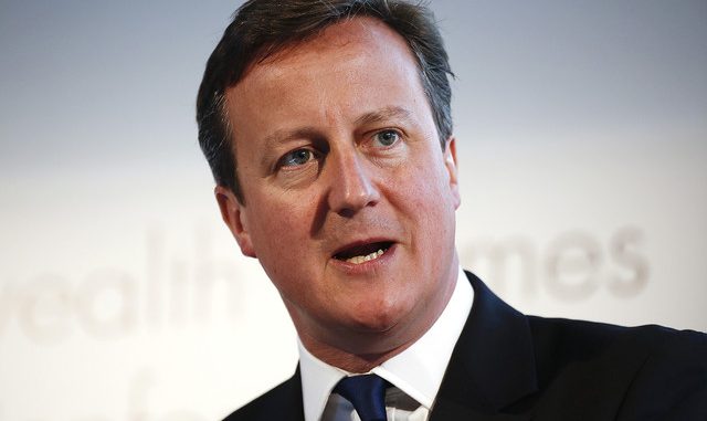 British PM David Cameron